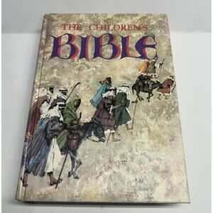 The Children's Bible Golden Press Illustrated Stories Vtg 1965 hardback kids